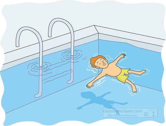 swimming cartoon