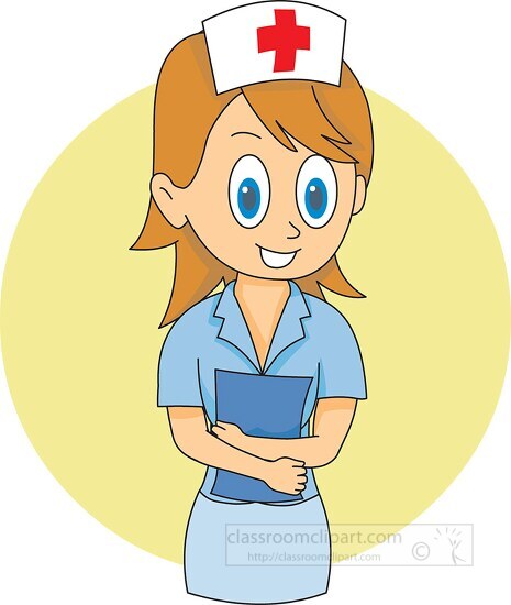 cartoon style nurse