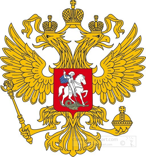 ccoat of arms of russia clipart