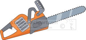 chainsaw clipart
