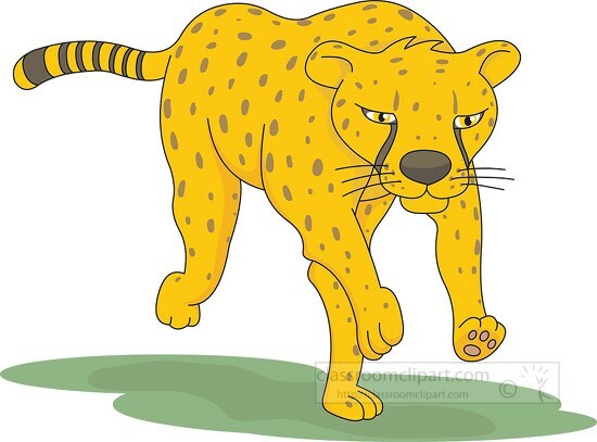cartoon cheetah running