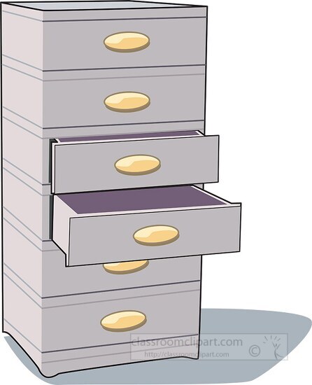 chest of drawers clipart