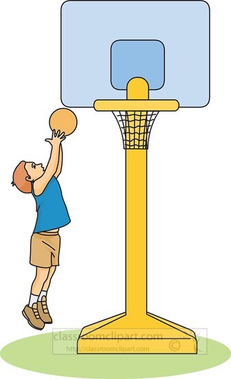 child playing basketball 22