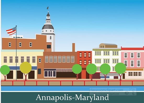 city annapolis maryland clipart