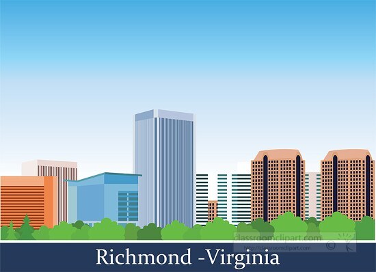 city richmond virginia clipart