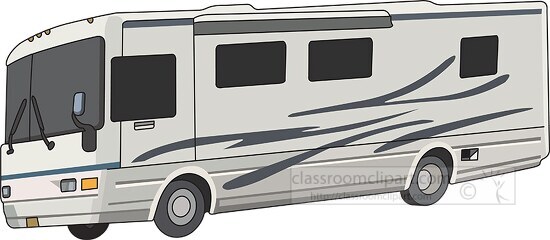 class A motor home clipart 1590