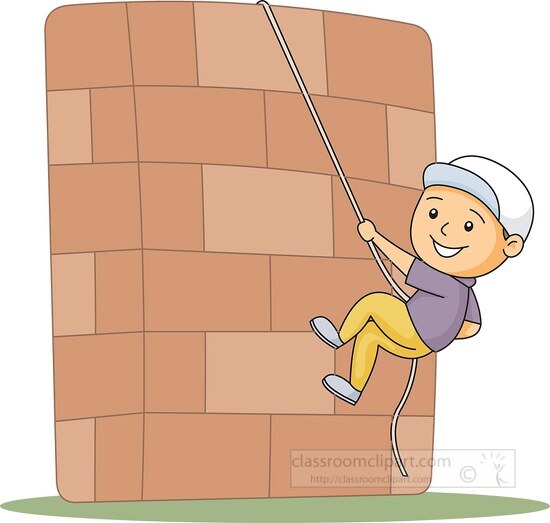 climbing wall clipart