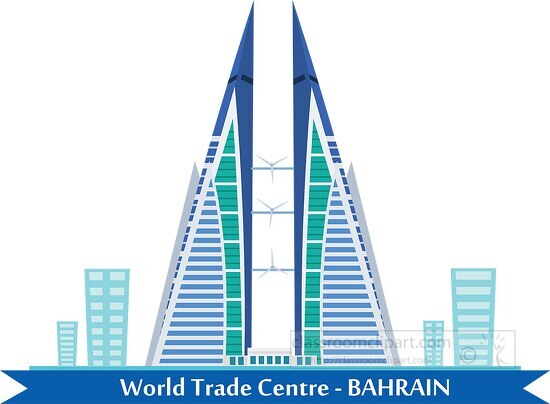 clipart of world trade centre bahrain 718