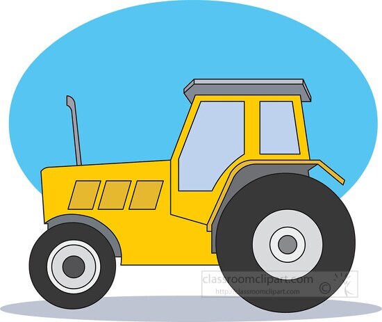 construction equipment tractor clipart