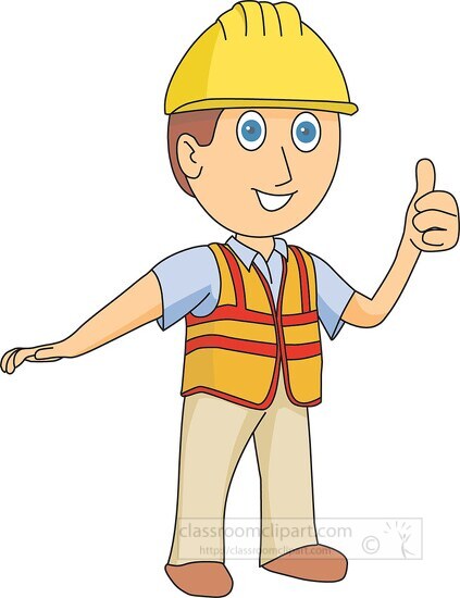 construction worker clipart