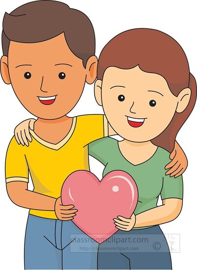 showing love to others clipart heart