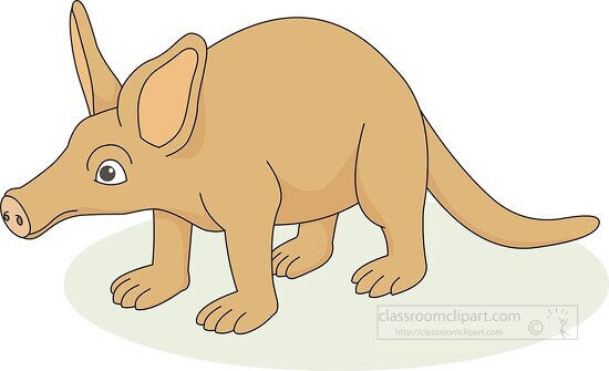 curious aardvark animal