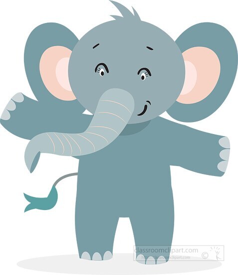 cute baby elephant clip art