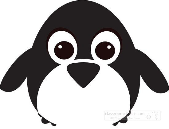 cute baby penguin clipart