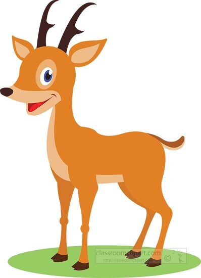 cute baby reindeer clipart