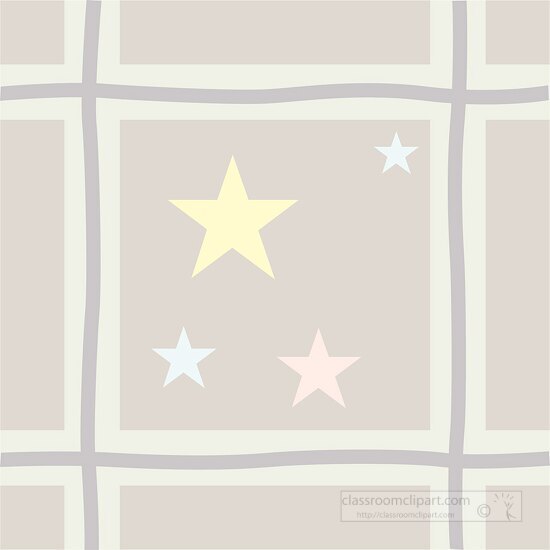 decorative pattern lines with stars106