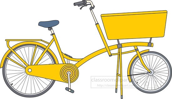 delivery bike clipart