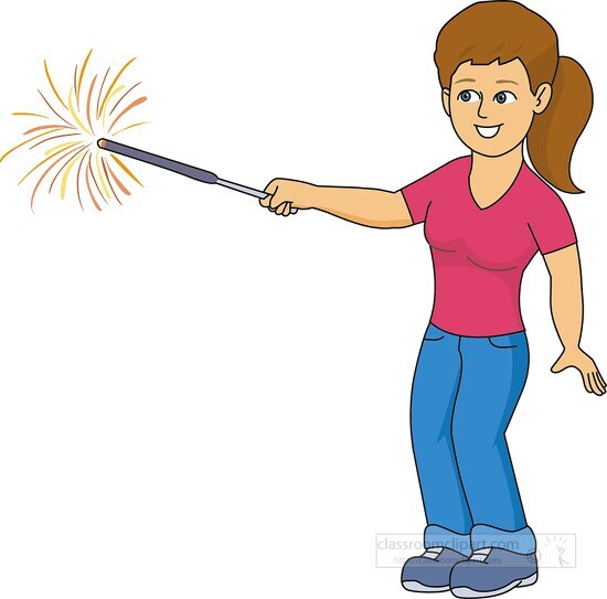 diwali celebration girl holding sparkler