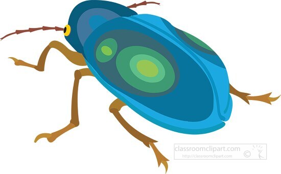 dogbane beetle insect clipart