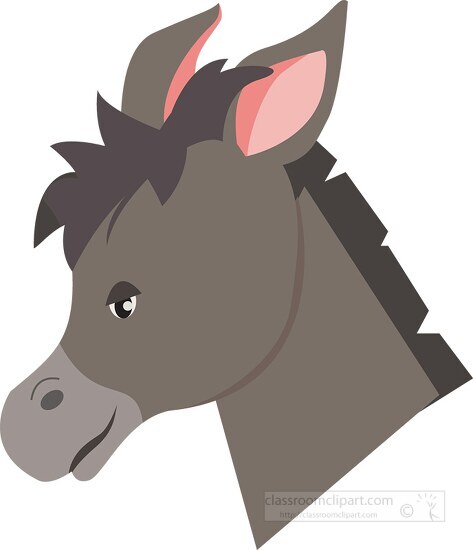 cartoon donkey face