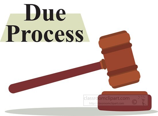 Law and Legal Clipart-due process of law clipart