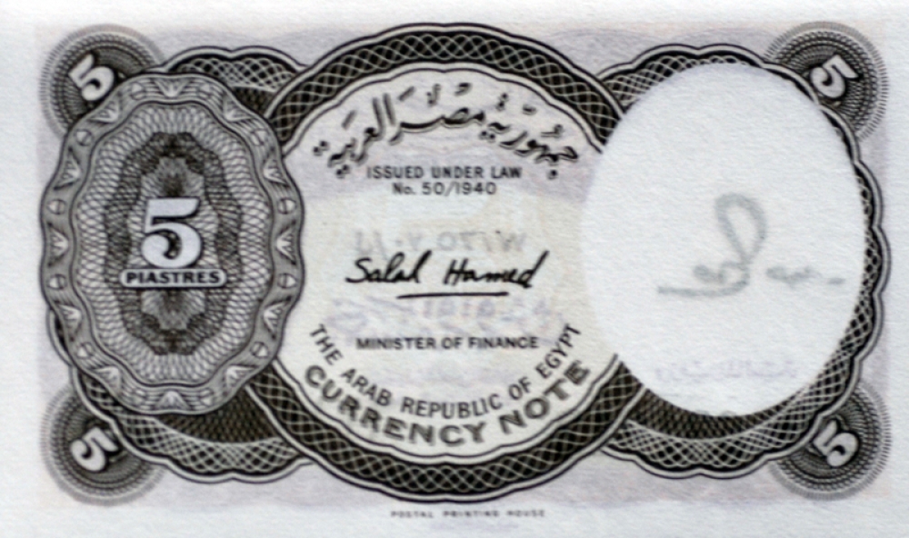 egypt banknote 110