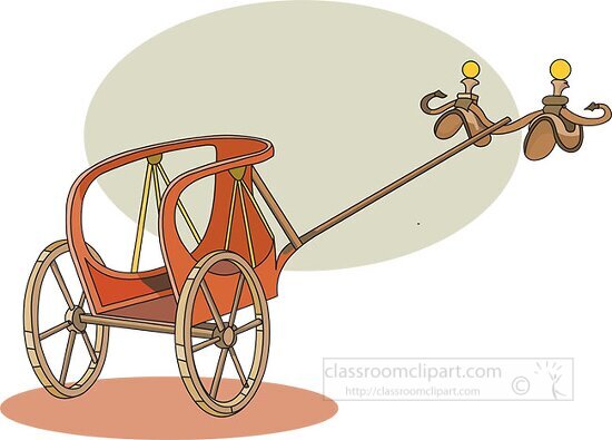 egyptian chariot clipart