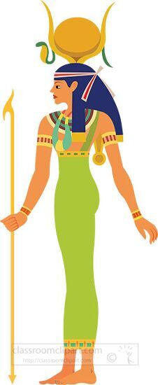 egyptian fertility goddess hathor clipart