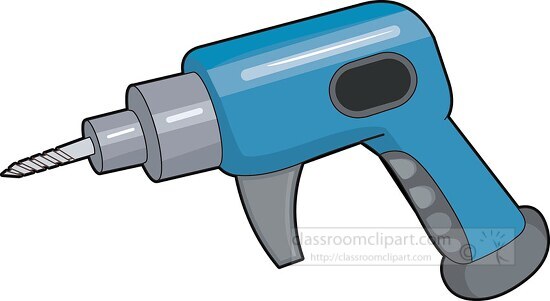 electric hand drill clipart image