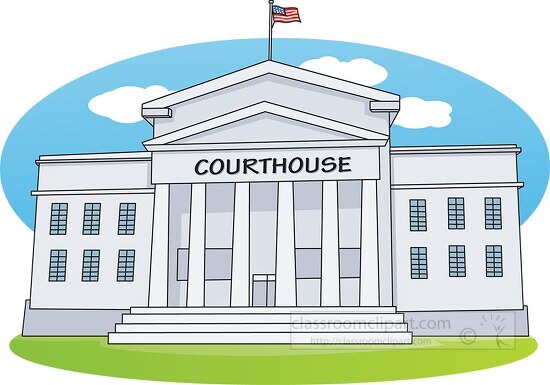 full courtroom clipart