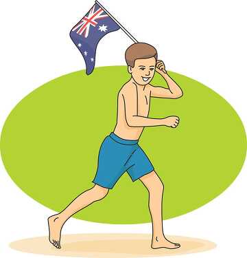 flag of australia clipart