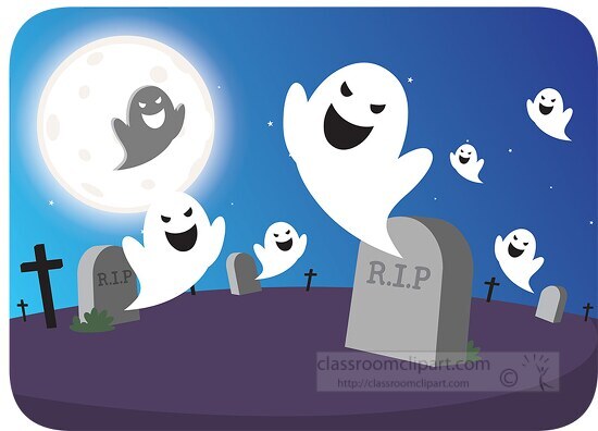 Halloween RIP Tombstone PNG Clip Art Image​