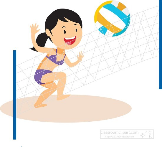 girl playing beach volleyball copy2a