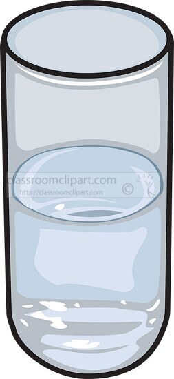 glass of water clipart