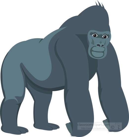 Primate Clipart-gorilla clipart