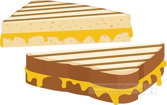 grilled cheese sandwich clipart