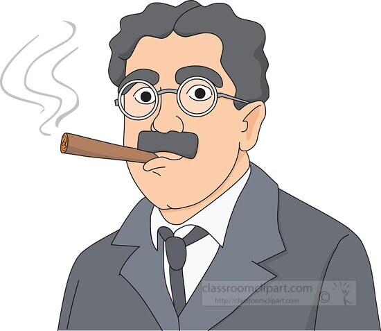 grouco marx actor clipart
