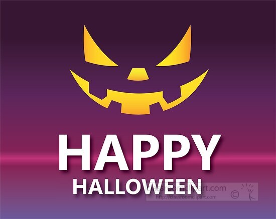 happy happy halloween clipart
