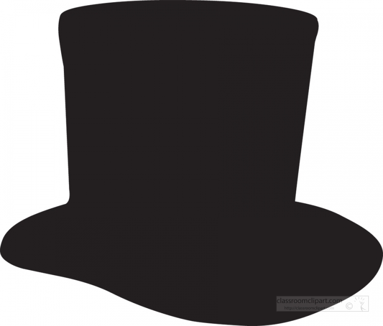 hat silhouette clipart
