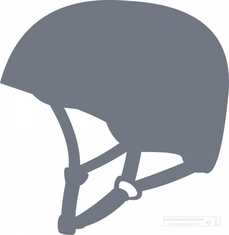 helmet for bicycle rider silhouette