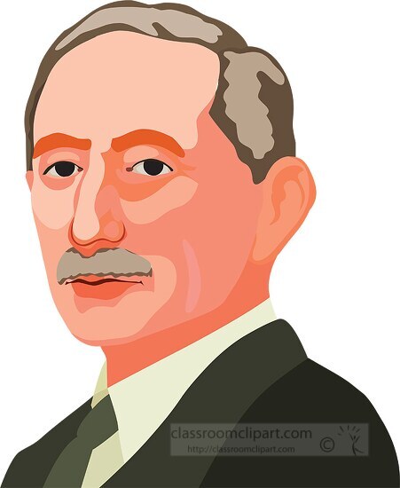 herbert cecil booth inventor of vaccum cleaner clipart