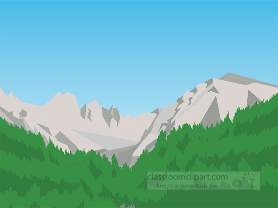 highest mountain in greece mount olympus clipart
