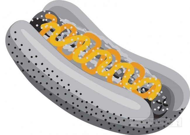 hot dog with vegitables gray color