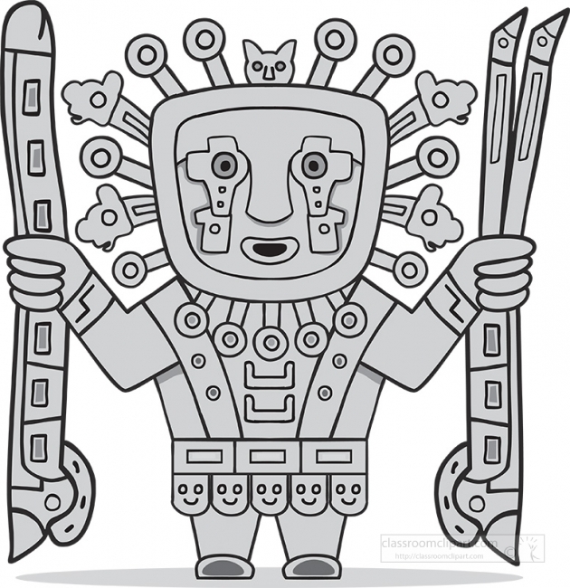 inca civilization viracocha god of the sun and of storms gray co