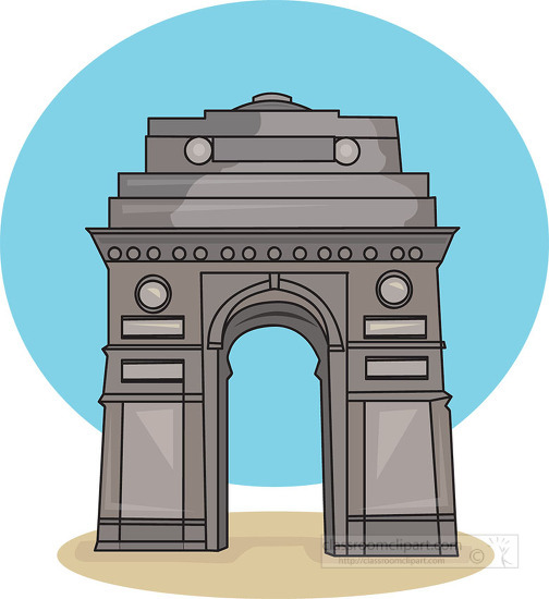 India Gate Clipart