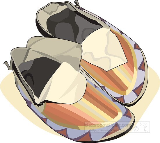 indian moccassins clipart
