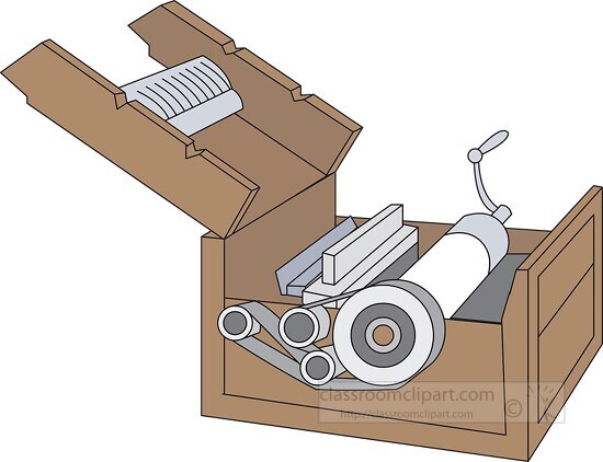 invention of the cotton gin clipart 547