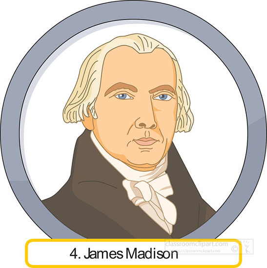 James Madison President Clipart