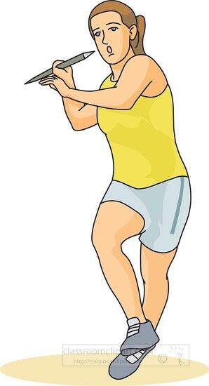 javelin throw clipart