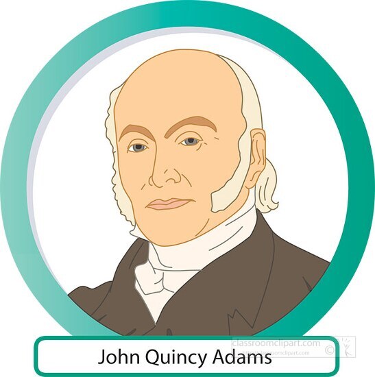 John Quincy Adams President Clipart